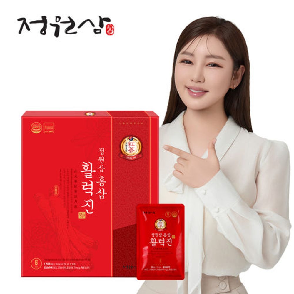 JUNGWONSAM Korean Red Ginseng Herbal Drink JIN – 6-Year-Old Ginseng | 70mg/g Saponin | Energy Drink, Ginseng Supplement, Herbal Tea | Korean Red Ginseng Extract _ Made in KOREA